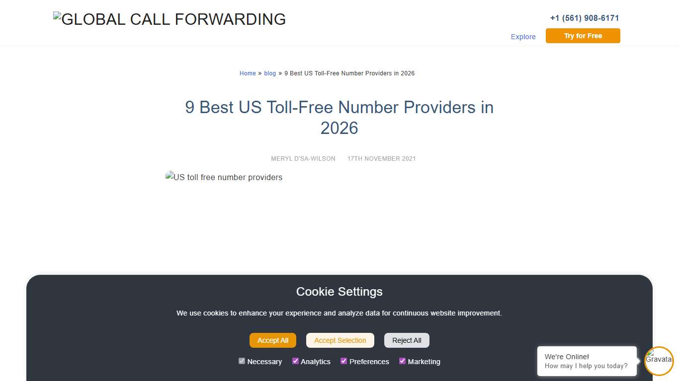 9 Best US Toll-Free Number Providers in 2026 Global Call Forwarding
